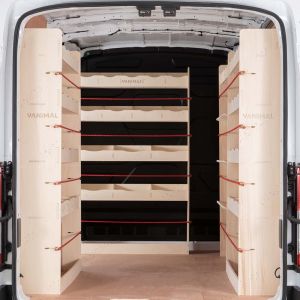 Ford Transit Mk8 LWB L3 Double Rear, Front Toolbox and Bulkhead Racking (4 Pack)