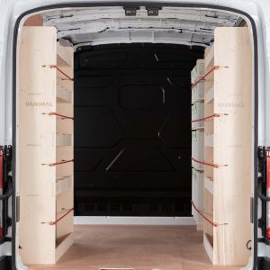 Ford Transit Mk8 MWB L2 Double Rear and Front Festool Ply Racking (Triple Pack)