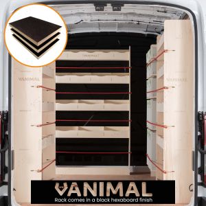 Ford Transit Mk8 MWB Hexaboard Double Rear, Front Festool, Infill and Bulkhead Racking