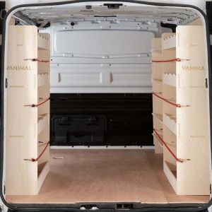 Vauxhall Vivaro B L1 2001-2014 Double Rear Racking and Front Toolbox (Triple Pack)