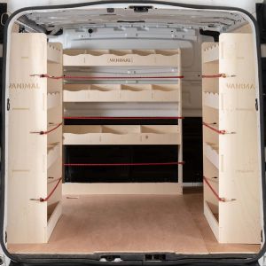 Nissan NV300 2016- SWB Double Rear and Bulkhead Ply Racking (Triple Pack)