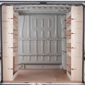 Peugeot Boxer SWB L1 2006- Double Rear and Front Festool Racking and Shelving Units (Triple Pack)