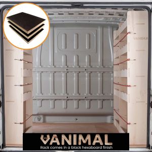 Vauxhall Movano 2022- MWB Hexaboard Multi-Compartment Triple Van Racking System