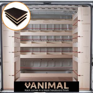 Vauxhall Movano 2022- MWB Hexaboard Double Rear and Full-Width Bulkhead Racking