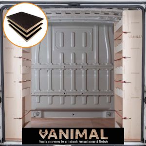 Vauxhall Movano 2022- MWB Hexaboard NS and OS Rear Van Racking System (Pair)