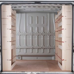 Fiat Ducato MWB L2 2006- Double Rear Racking and Front Toolbox (Triple Pack)