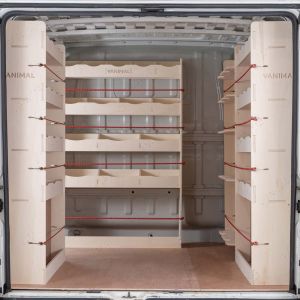 Citroen Relay MWB L2 2006- Double Rear, Front Festool and Bulkhead Racking Units (4 Pack)