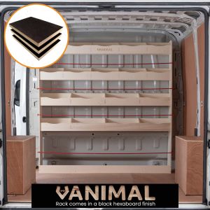 Fiat Ducato 2006- Hexaboard Full-Width Bulkhead Racking