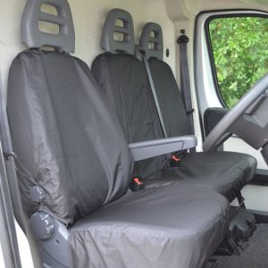 Peugeot Boxer 2006-2022 Tailored Waterproof Front Seat Covers (Driver Side and Twin Passenger Seats)