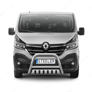 Renault Trafic 2014- Polished Front A-Bar with Axle Plate