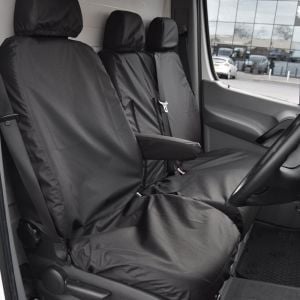 VW Crafter 2012-2017 Tailored Waterproof Front Seat Covers  (Driver Side and Twin Passenger Seats)