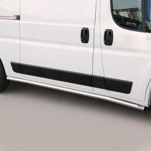 Vauxhall Movano 2022- MWB Stainless Steel Side Bars 