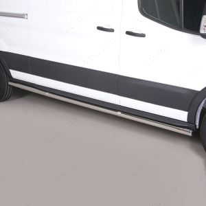 Stainless Steel Side Bars For Ford Transit 