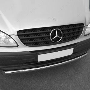 Mercedes Vito W639 2003-2010 Polished Front Spoiler Bar