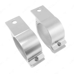 Alloy Spot Light Brackets 3" Inch Tubular Bar Fitting (Pair Of 76mm Clamps)