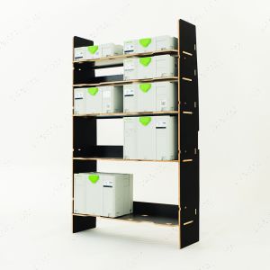 Mercedes Sprinter 2006- LWB Hexaboard Front Festool Systainer Shelving Rack