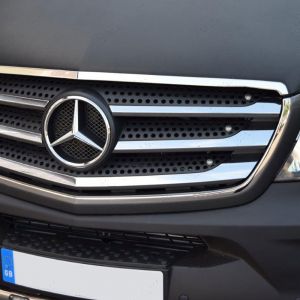 Mercedes Sprinter 2014 Facelift Front Grille Surround In Stainless Steel