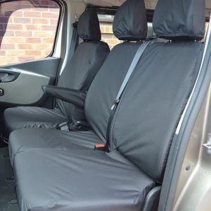 Fiat Talento 2016- Tailored Waterproof Front Seat Covers with Underseat Storage 