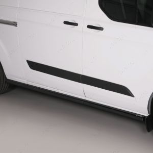 Ford Transit Custom 2012-2023 LWB Black Side Bars 