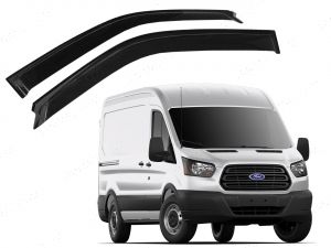 Ford Transit 2014 on Wind Deflector In Channel 