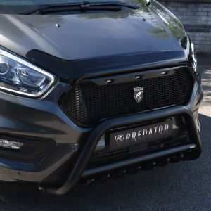 Ford Transit Custom 2018- Black Bonnet Protector 