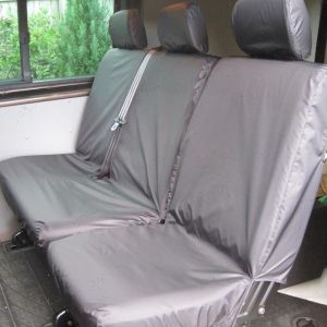 VW Transporter Kombi 2003- T5, T6 Tailored Waterproof Rear Seat Covers (Single and Double Seats)