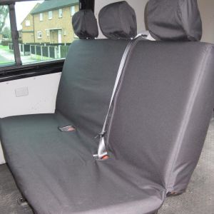  VW Transporter Kombi 2003- T5 T6 Tailored Waterproof Rear Triple Bench Seat Cover