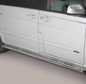 Mercedes Benz Vito / Viano Stainless Steel Side Steps 2014-