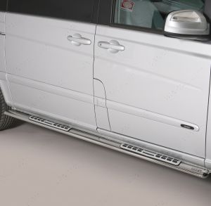 For Mercedes-Benz Vito (W447) 2016-2019 Car Accessories ABS Chrome Side  Door Body Molding Moulding Trim