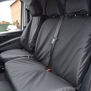 Mercedes Vito W447 2014- Tailored Waterproof Front Seat Covers (Driver Side and Twin Passenger Seats)