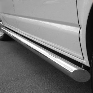 VW Transporter T5, T5.1, T6, T6.1 SWB Stainless Steel Side Bars