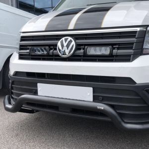 VW Crafter Black Front Spoiler Bar Vanimal