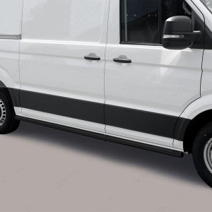 Volkswagen Crafter 2017 Onwards Medium Wheel Base Side Bars In Black