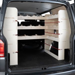 VW Transporter T6 Kombi Full ‘U’ Shaped Rear Racking - U-Rack