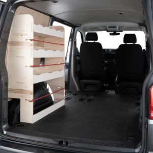 VW Transporter T6 Kombi NS Rear Ply Racking