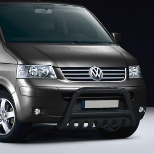 VW Transporter T5 2003-2010 Black Front A-Bar with Axle Plate