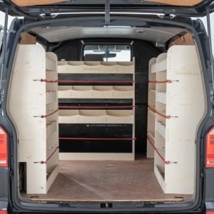 VW Transporter T5 T5.1 L1 NS Rear, Bulkhead and Driver Side with 3+1 Toolbox