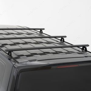 VW Transporter T6 2015- Black Roof Cross Bars