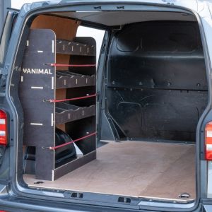 VW Transporter T6 T6.1 L1 Hexaboard NS Rear Racking and Shelving Unit
