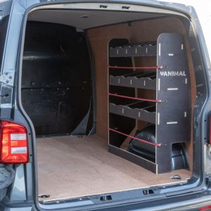 VW Transporter T6 T6.1 L1 Hexaboard OS Rear Racking and Shelving Unit