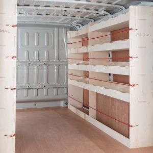 Fiat Ducato MWB L2 Double Rear and Front Racking and Shelving Units (Triple Pack)