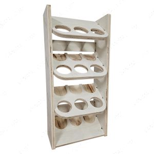 9 Silicone Tube Holder attached to Racking Unit