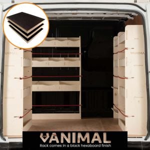 Ford Transit MK6/MK7 SWB Phenolic Rear Pair, Toolbox & Bulkhead Van Racking
