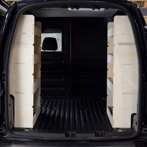 VW Caddy 2004-2020 SWB NS and OS Rear Ply Racking and Shelving Units (Pair)