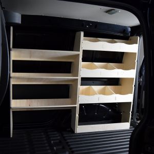 VW Caddy 2004-2020 SWB Driver Side with Toolbox Shelving Rack Van Racking