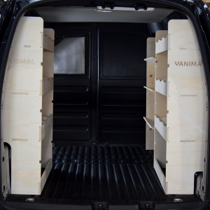 VW Caddy 2004-2020 SWB Triple Van Racking Pack with Toolbox Shelving