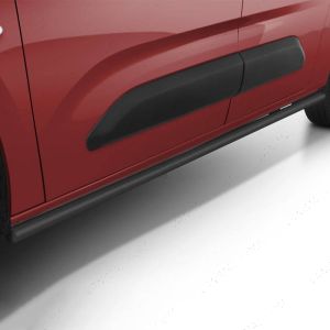 Citroen Berlingo 2018- SWB Black Stainless Steel Side Bars 