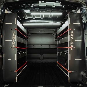 Ford Transit Connect LWB 2024- Hexaboard Double Rear Van Racking