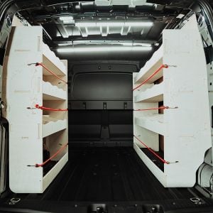 Mercedes Citan 2022 L2 NS Rear and Full XL OS Van Racking with dual modules