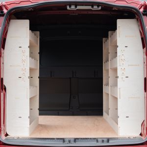 Renault Kangoo 2022 L1 Triple Van Racking System with OS Front, OS Rear and NS Rear modules